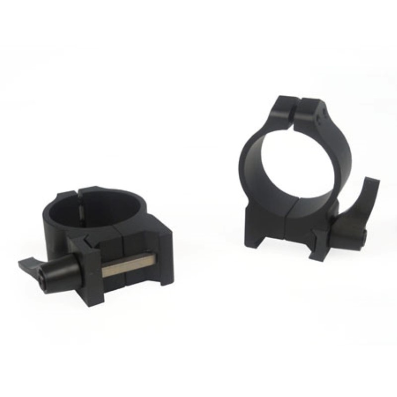 Warne Scope Mounts 30MM Quick Detach Rings Medium Matte 214LM