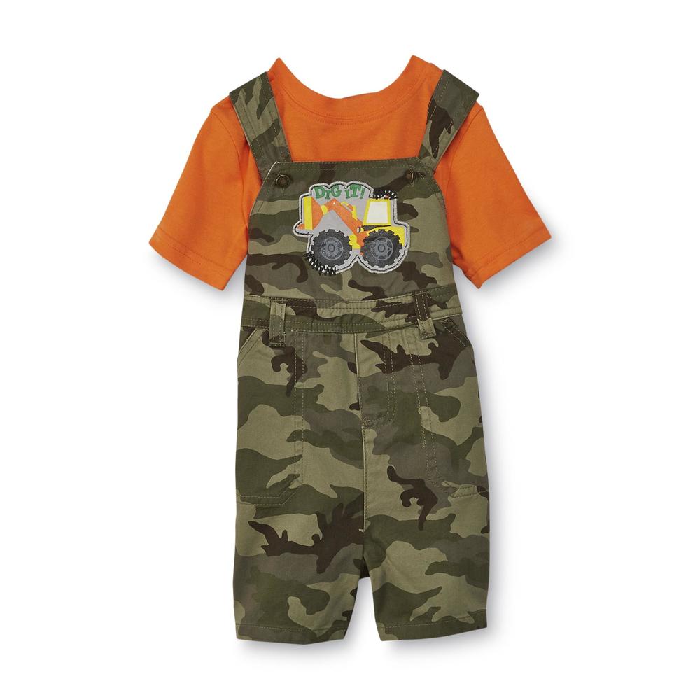WonderKids Infant Boy's Shirt & Shortalls - Camo