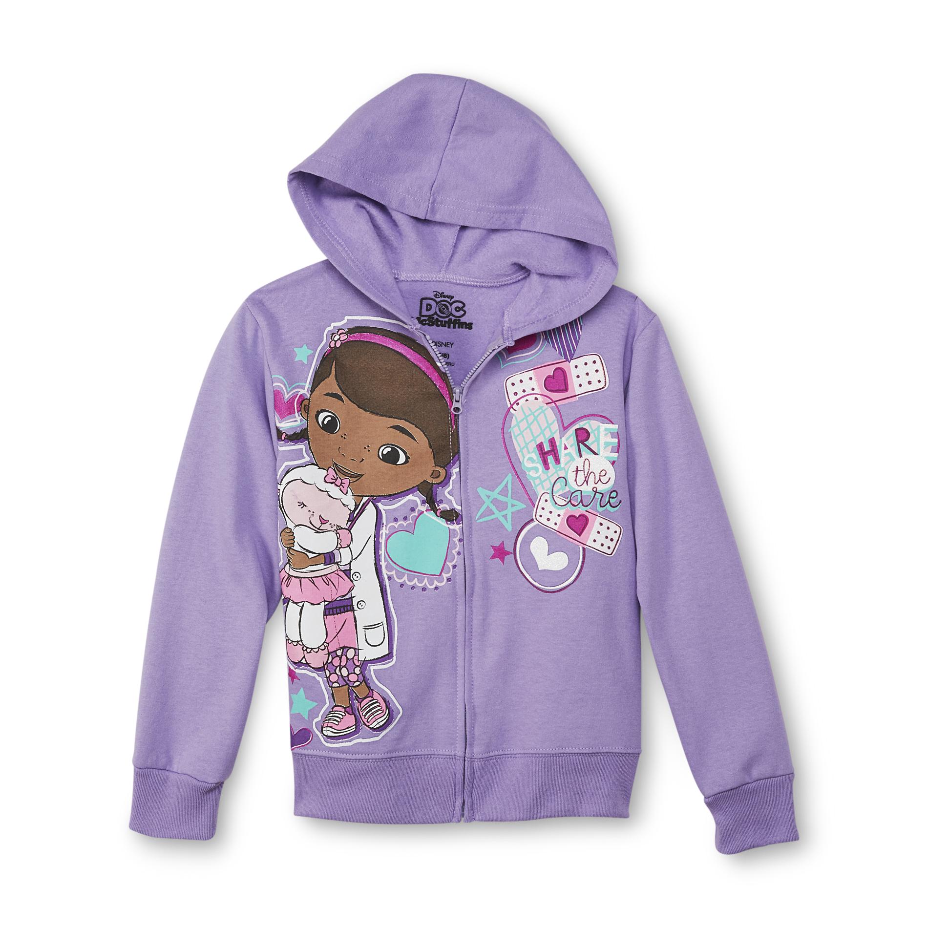 Disney Doc McStuffins Girl's Graphic Hoodie Jacket