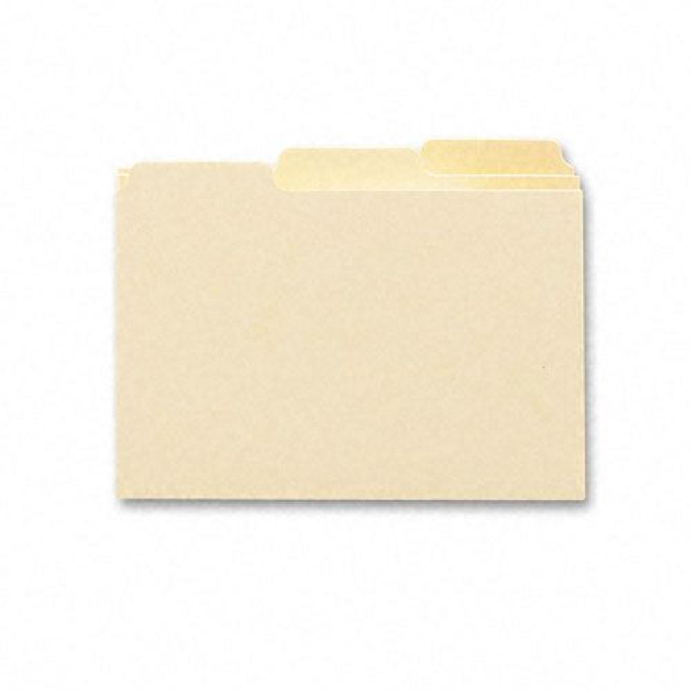 Smead SMD56030 Card Guides, Blank, 1/3 Tab, 4 x 6, 100/Box