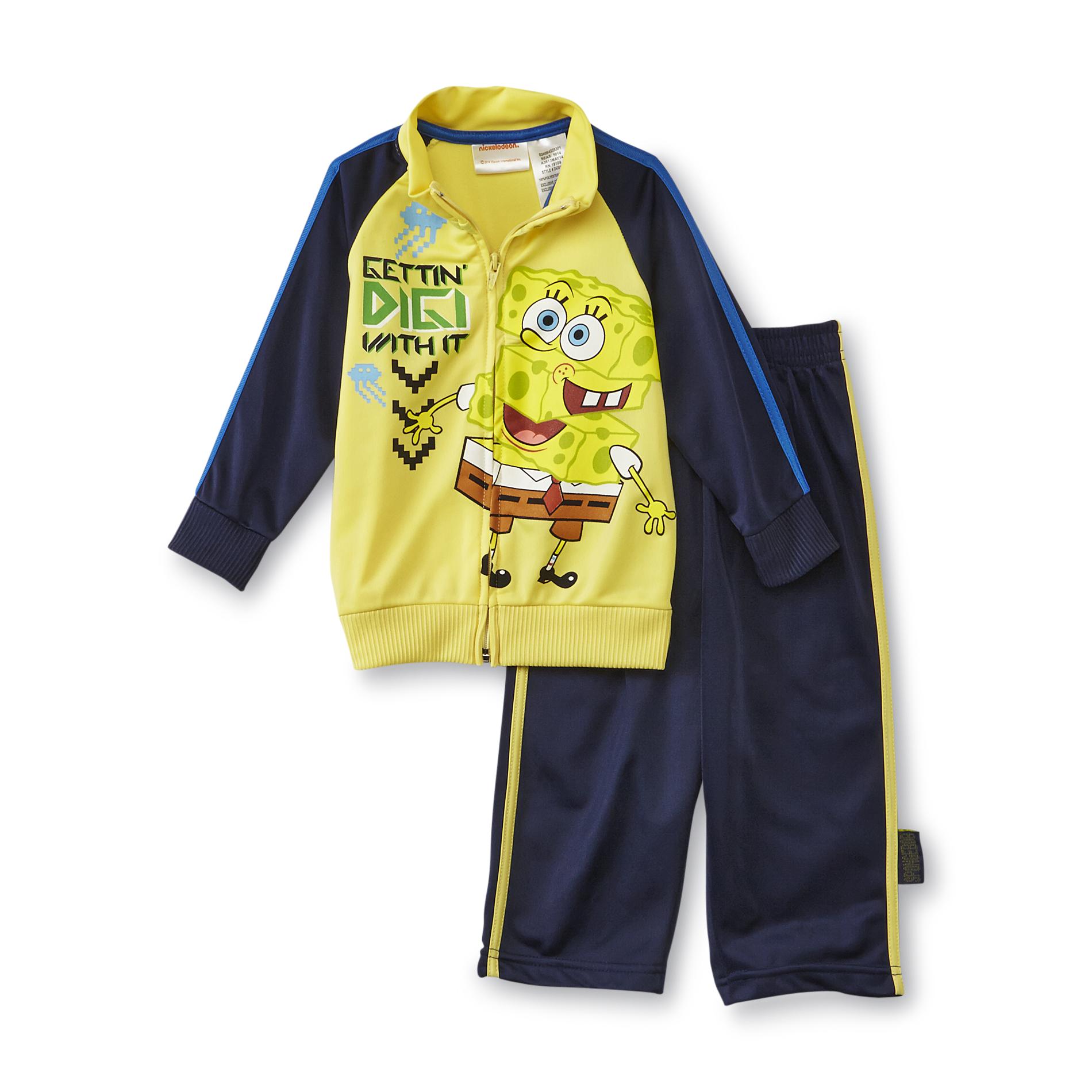 Nickelodeon SpongeBob SquarePants Toddler Boy's Tricot Tracksuit