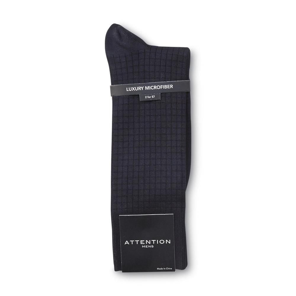 Attention Men's Luxury Microfiber Socks - Basket Weave