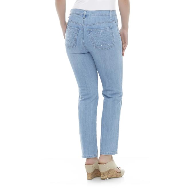 Gloria Vanderbilt Petite's Embellished Amanda Jeans