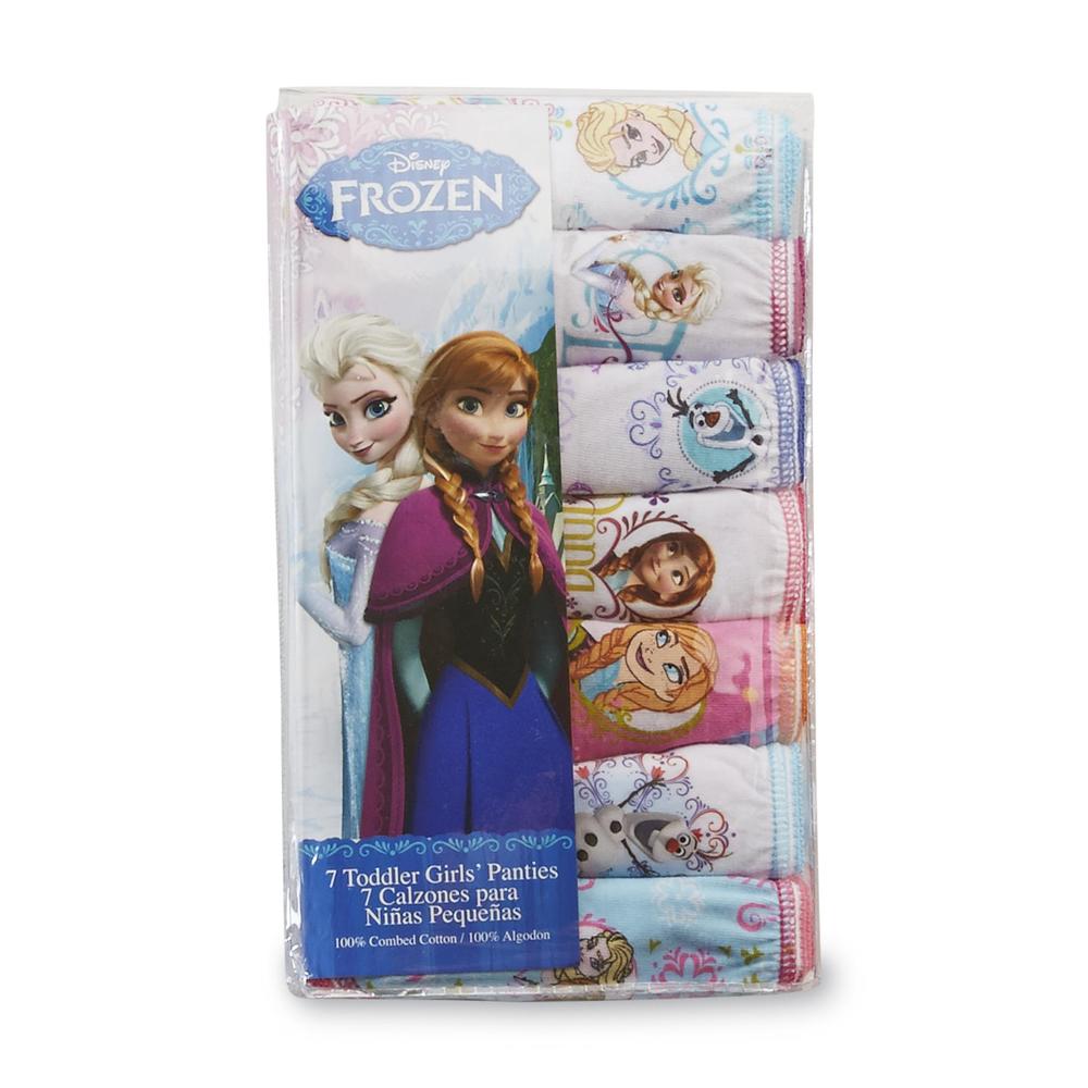 Disney Frozen Toddler Girl's 7-Pairs Panties