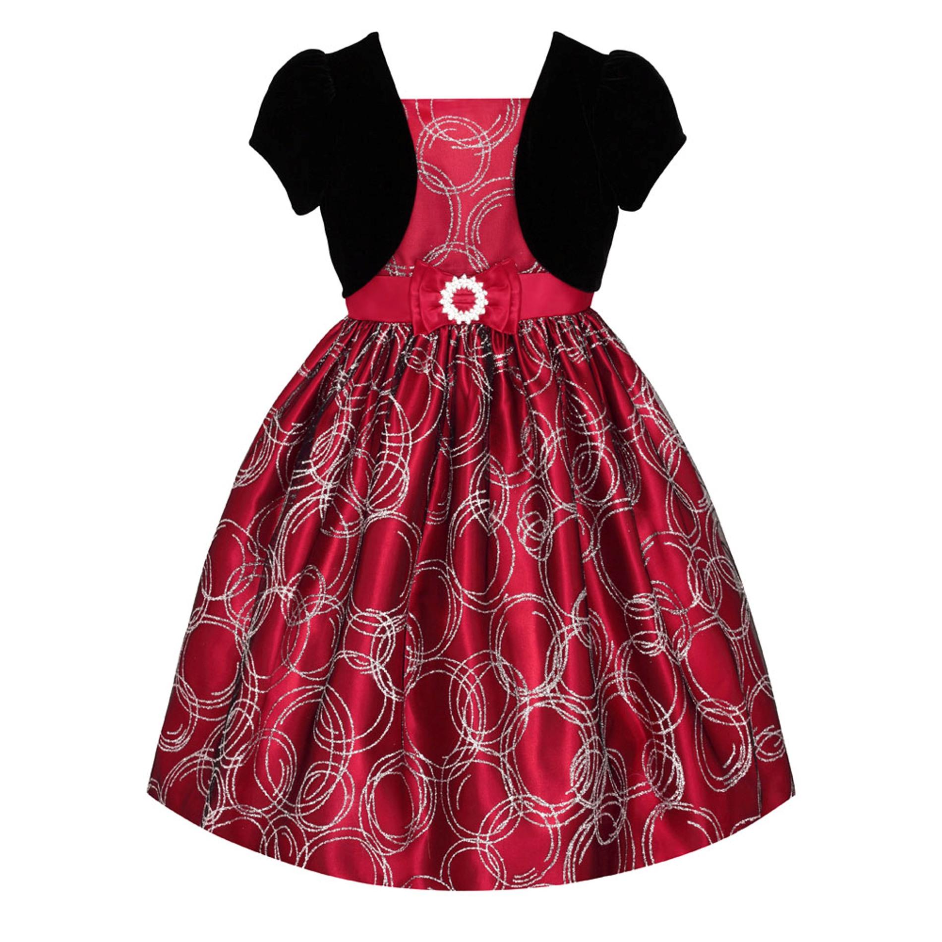 Love Girl's Layered-Look Party Dress - Bubbles