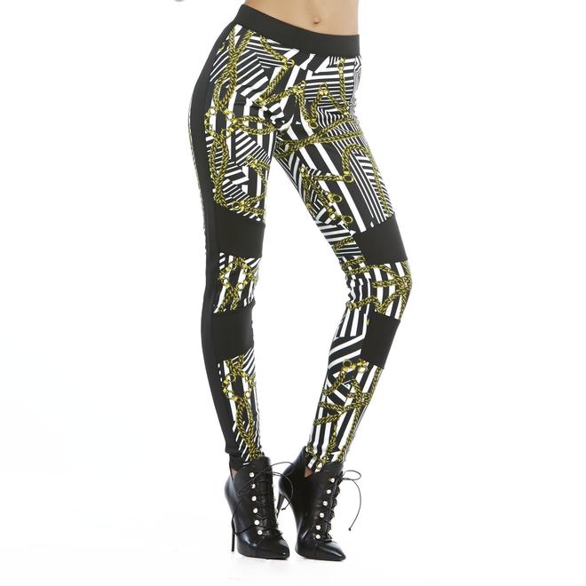 Nicki Minaj Women's Scuba Leggings - Geo Chain
