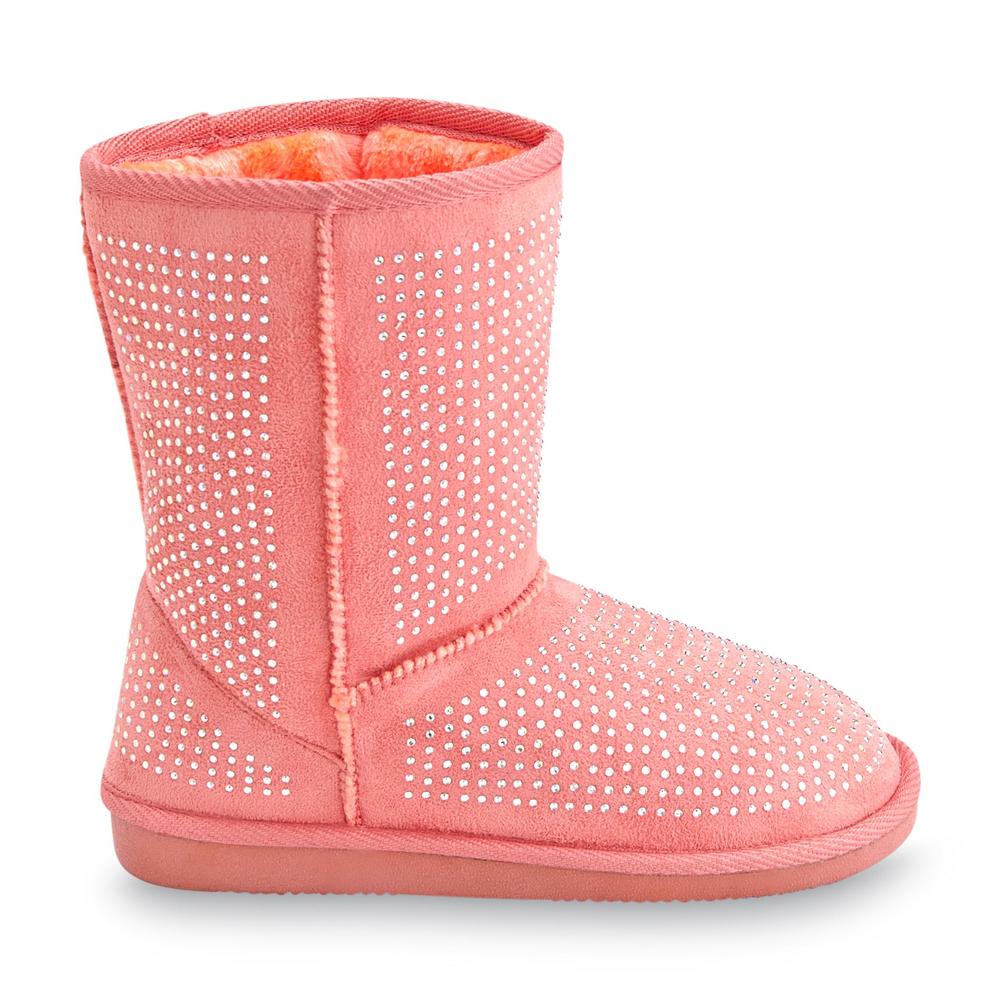 Bolaro Girl's Abigale Pink Spangled Fashion Boot