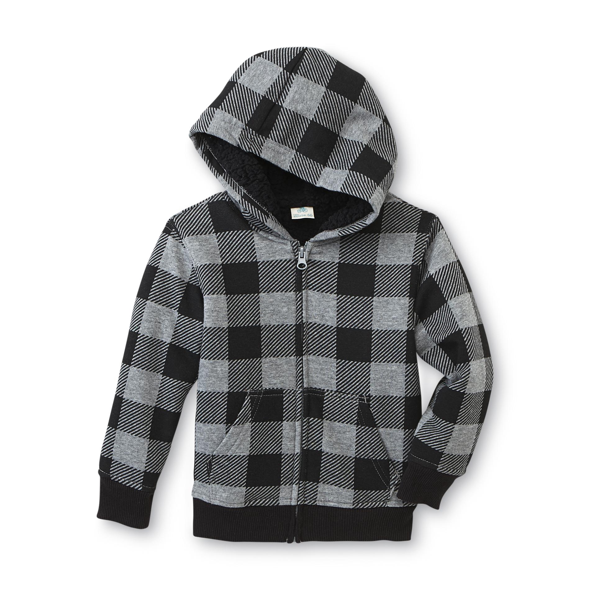 Route 66 Baby Toddler Boy's Hoodie Jacket - Checkered