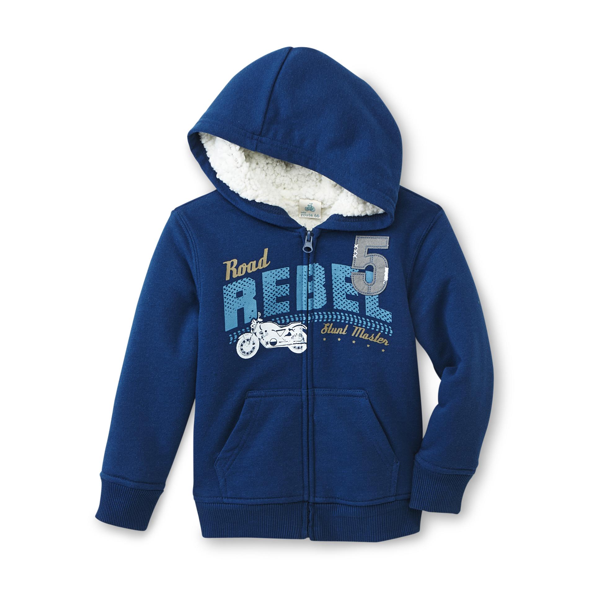 Route 66 Baby Infant & Toddler Boy's Graphic Hoodie Jacket - Motorcycle