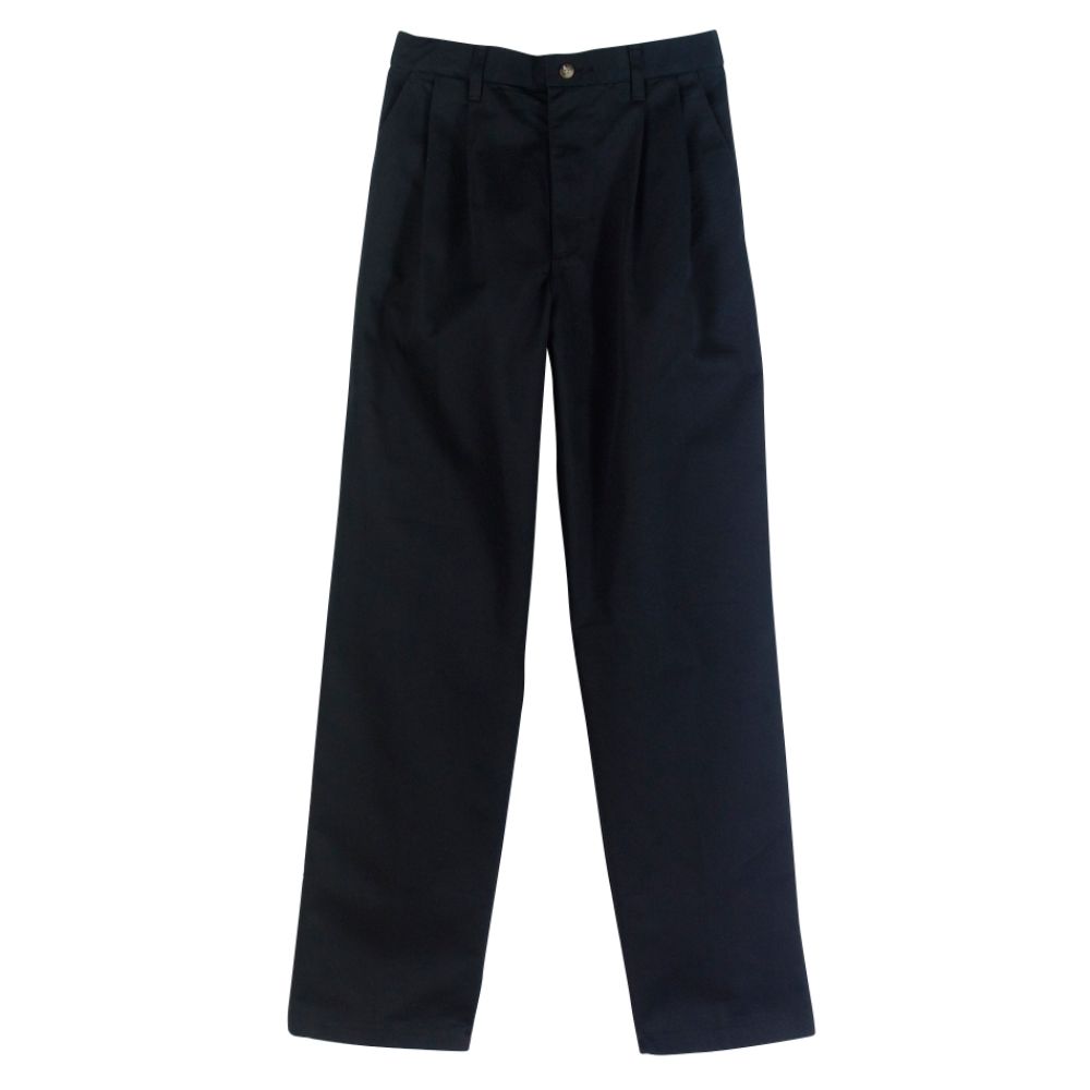 Basic Editions Men's Pleated Twill Pant