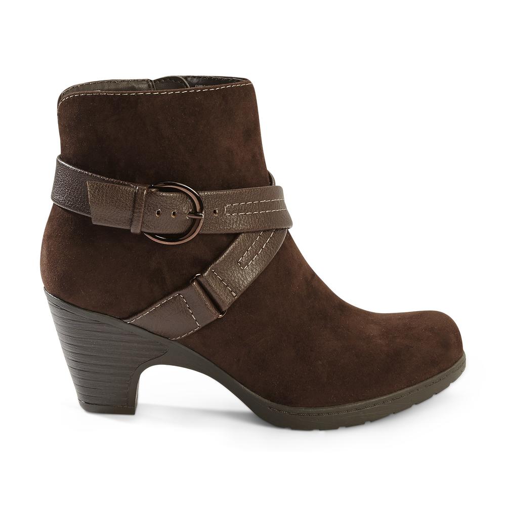 I Love Comfort Women's Ponce Brown Ankle Bootie