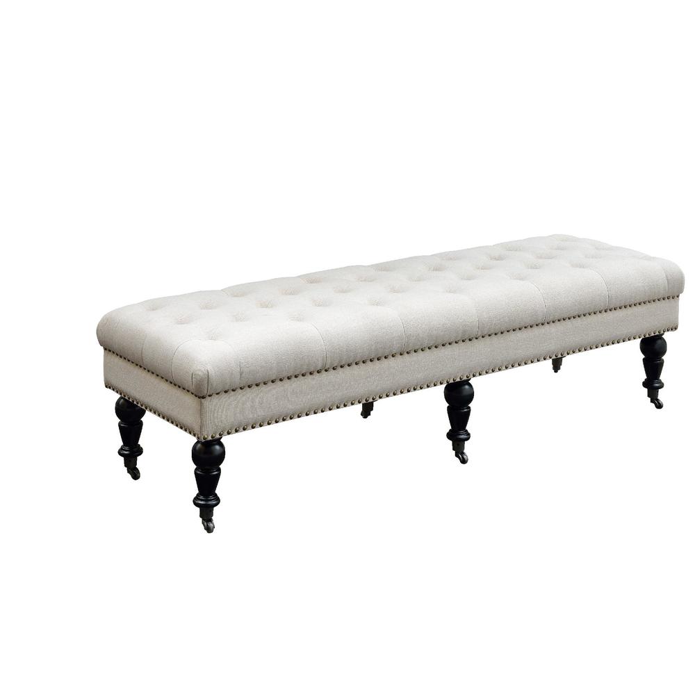 Linon Isabelle Bed Bench 62"
