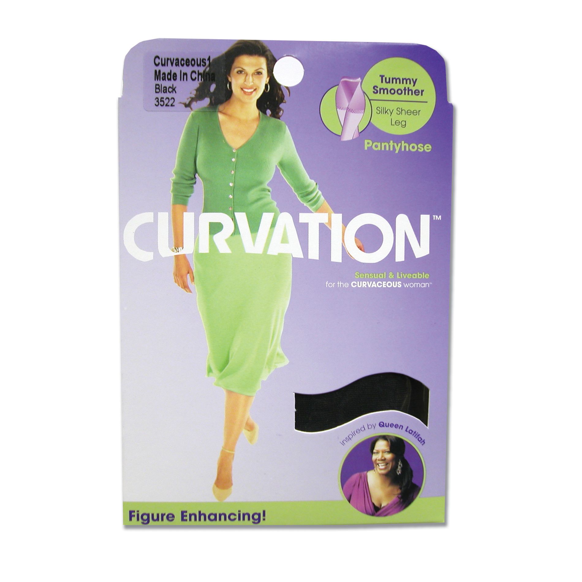 Curvation Women's Silky Tummy Smoother Pantyhose