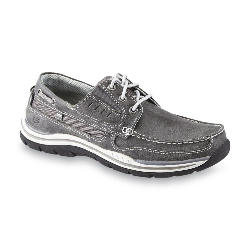 Skechers Men's Expected Gembel Gray Relaxed Fit Comfort Shoe