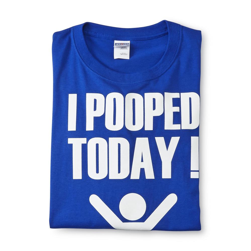 Men's Big & Tall Graphic T-Shirt - I Pooped Today