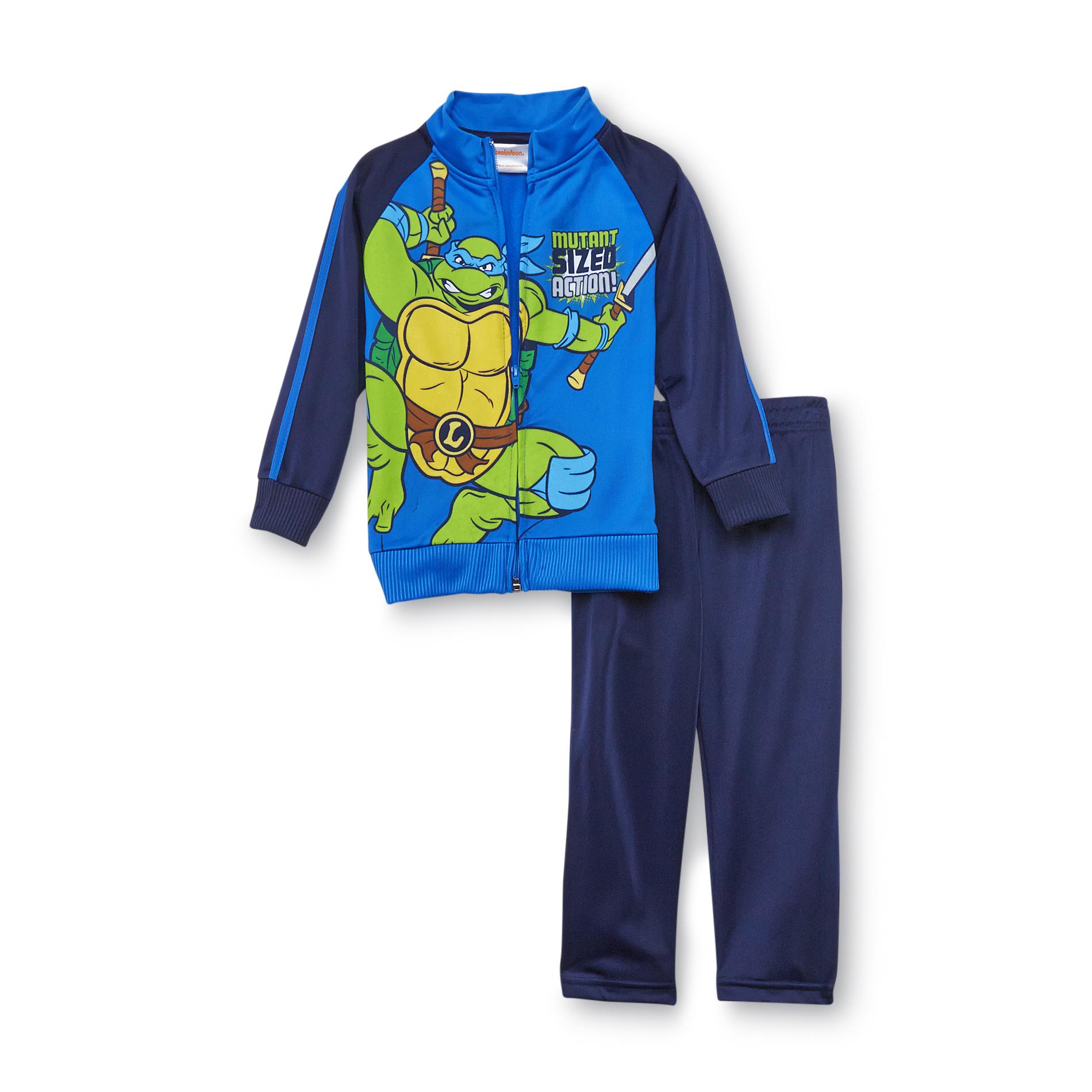 Nickelodeon Teenage Mutant Ninja Turtles Toddler Boy's Track Jacket & Pants - Leonardo