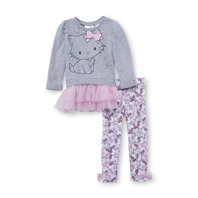 Sanrio Charmmykitty Infant & Toddler Girl's Graphic Sweatshirt & Leggings