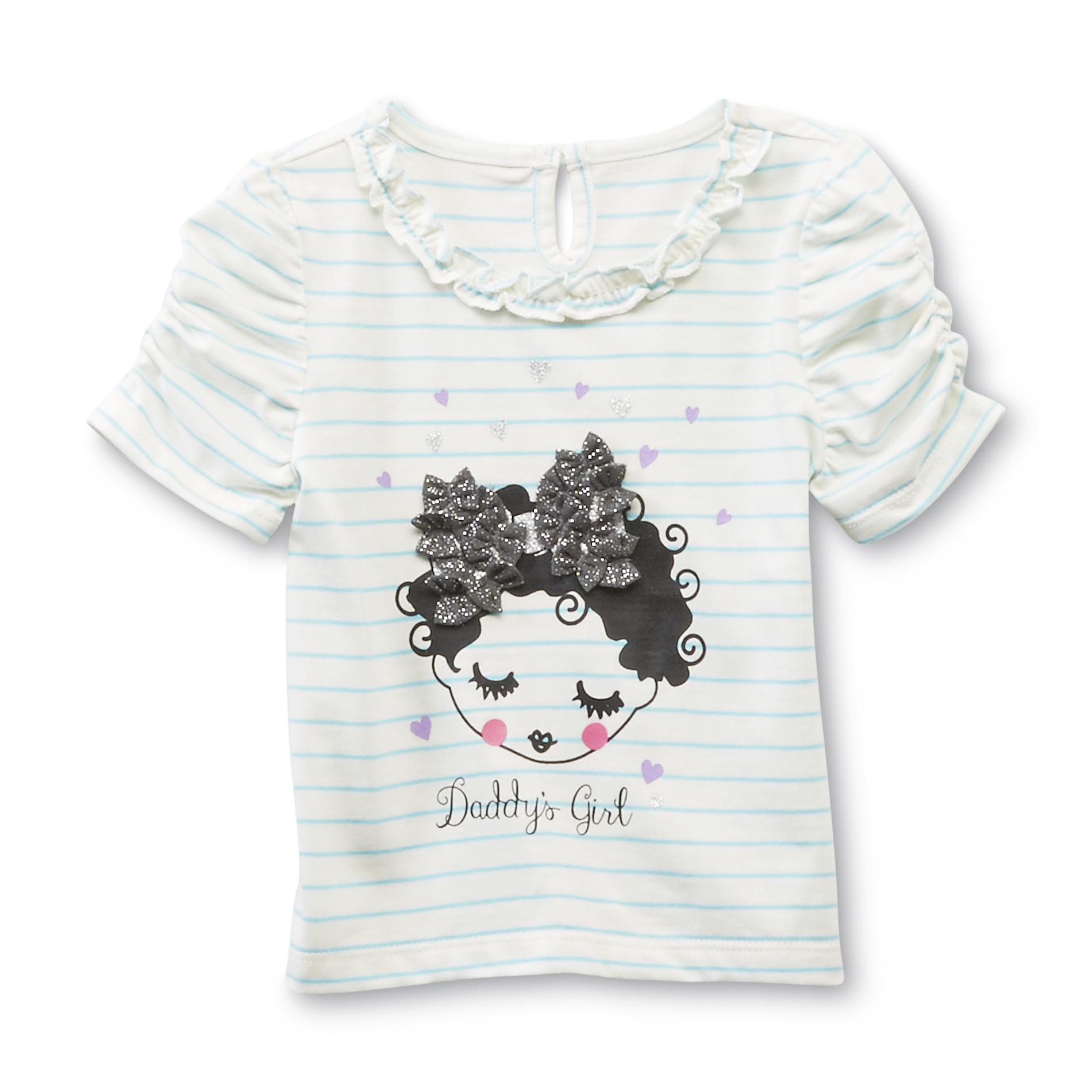 WonderKids Infant & Toddler Girl's Short-Sleeve Graphic Top - Striped
