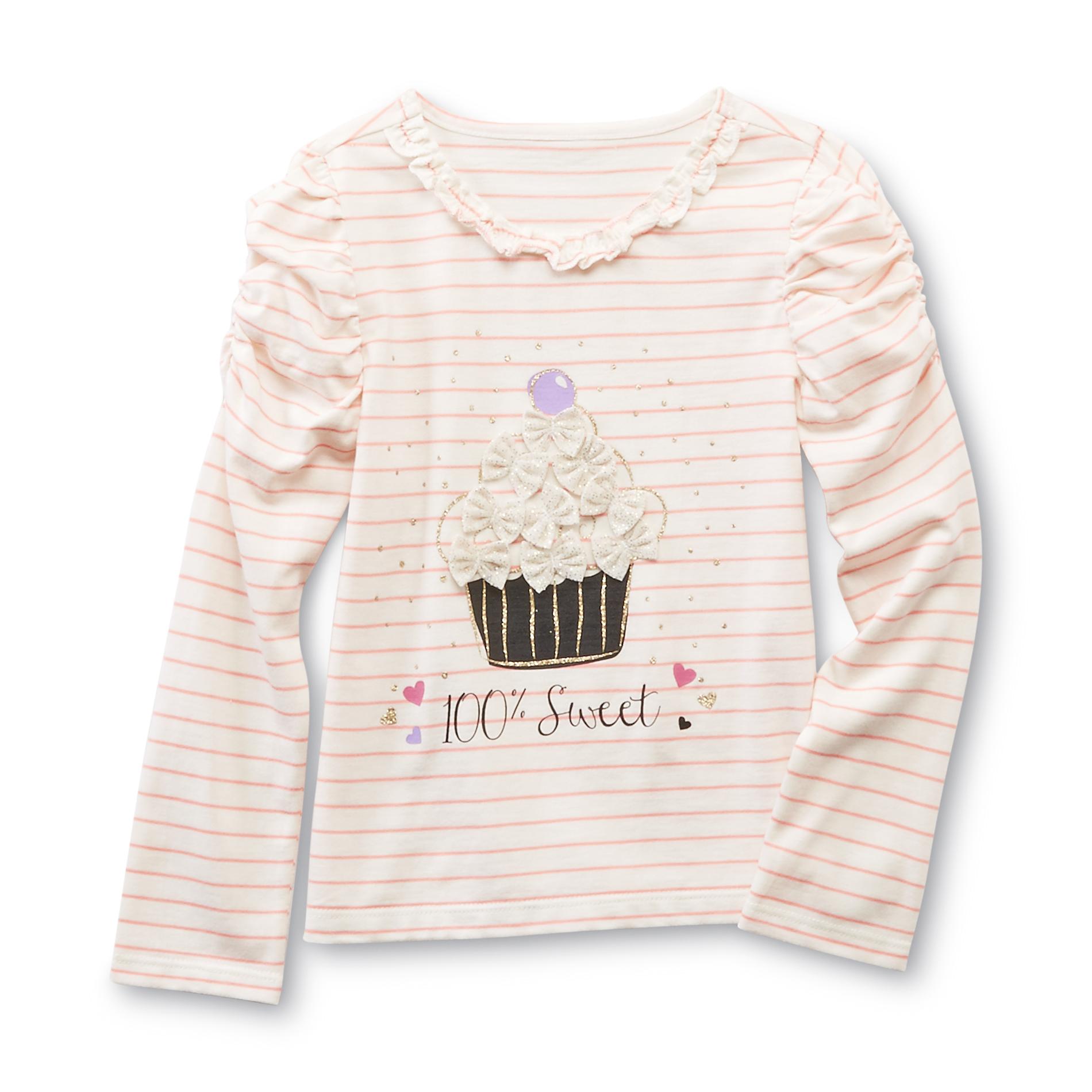 WonderKids Infant & Toddler Girl's Long-Sleeve Graphic Top - Cupcake
