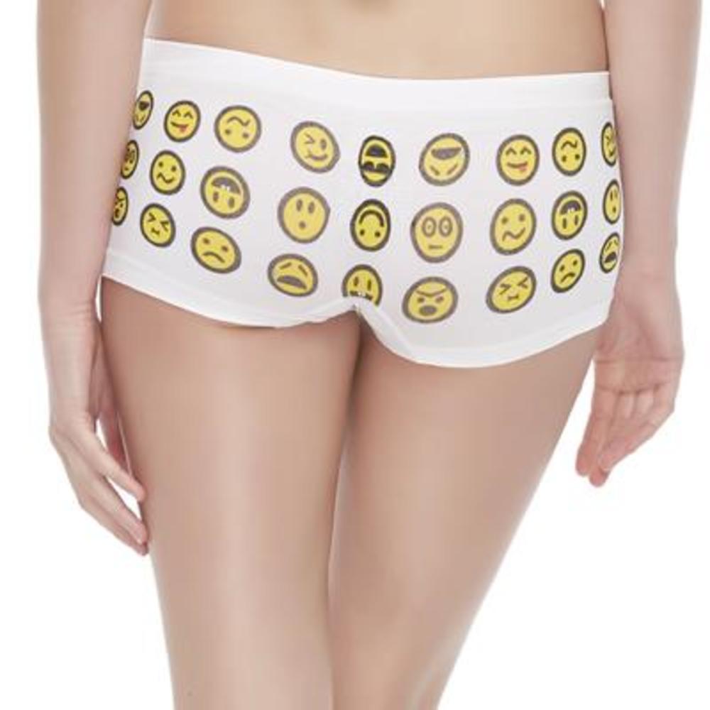 Joe Boxer Women's 2-Pairs Hipster Panties - Emoticons