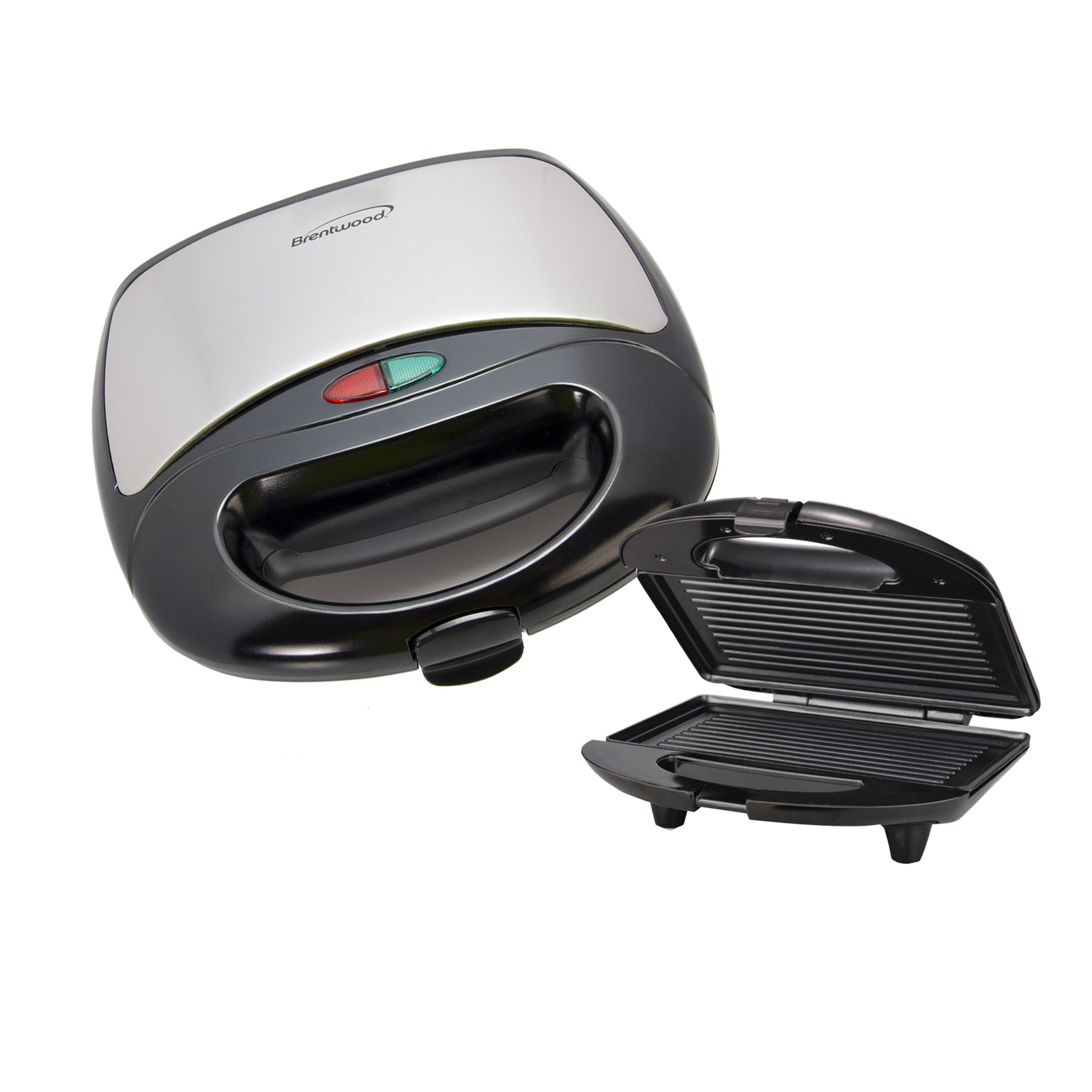 OVENTE 3 in 1 Electric Sandwich Maker, Panini Press Grill, Non-Stick  Plates, New- Black GPI302B 