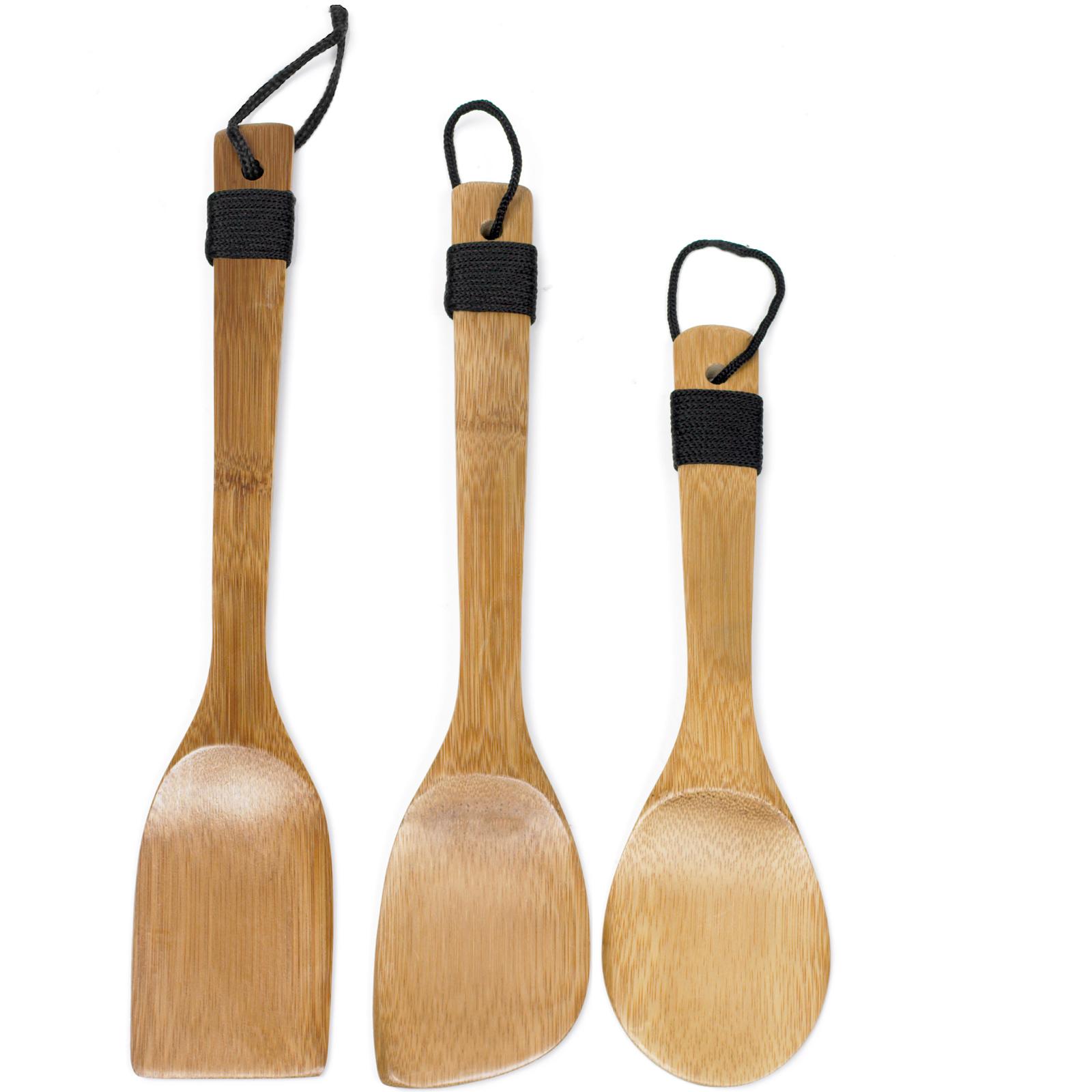Imusa 3-Pack Bamboo Kitchen Tools