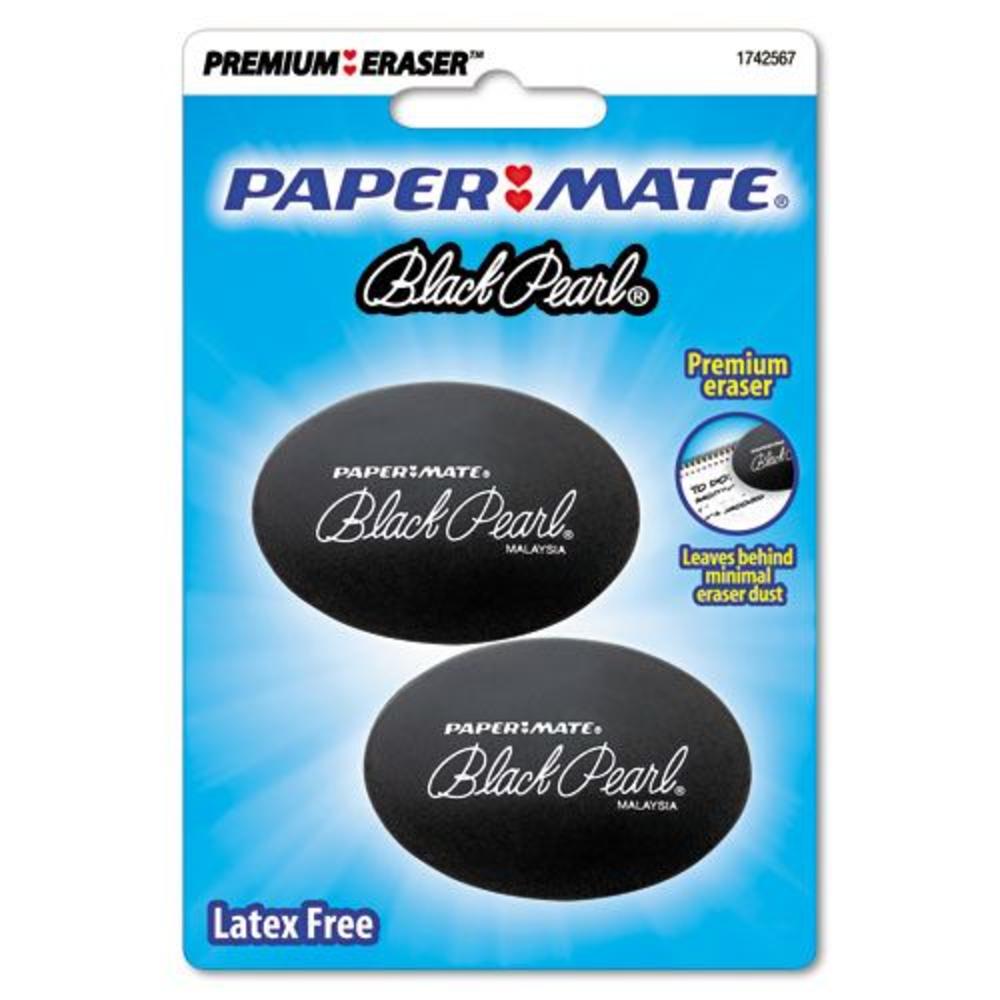 Paper-Mate PAP1742567 Black Pearl eraser, 2/pack