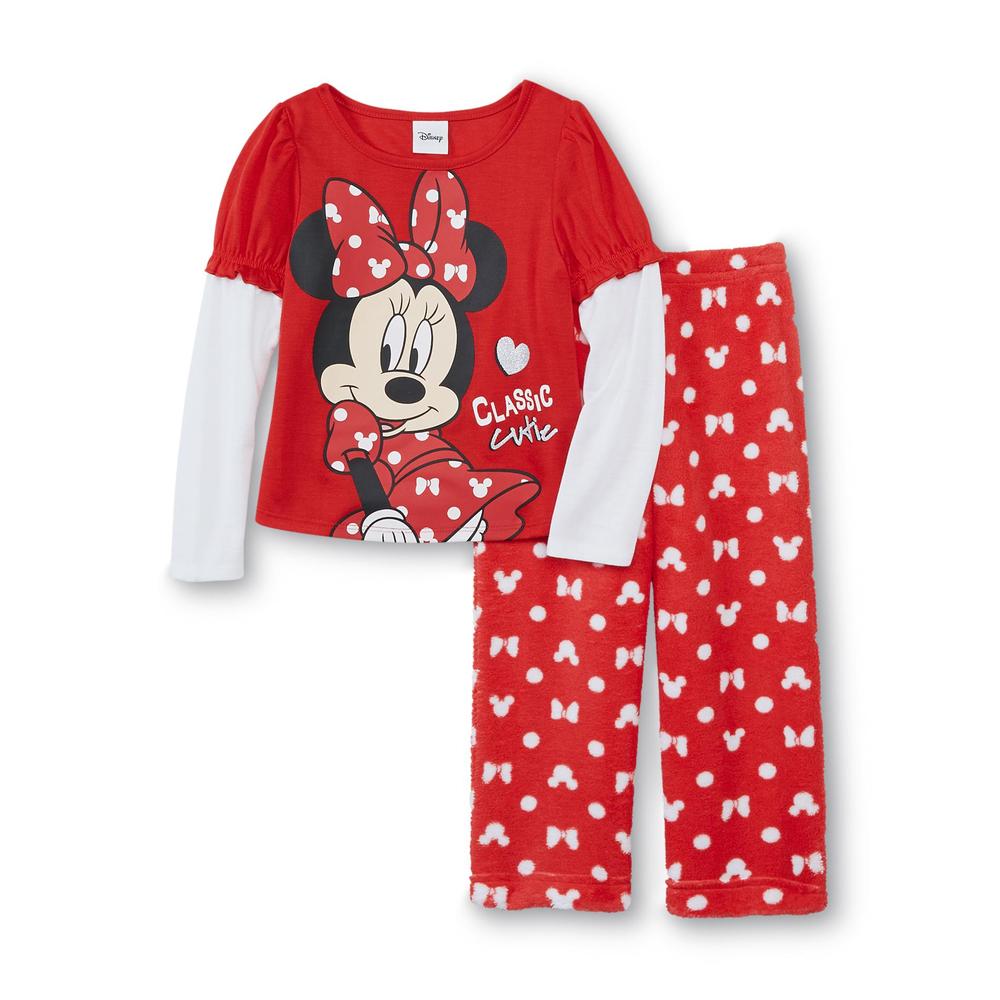 Disney Minnie Mouse Infant & Toddler Girl's Fleece Pajamas
