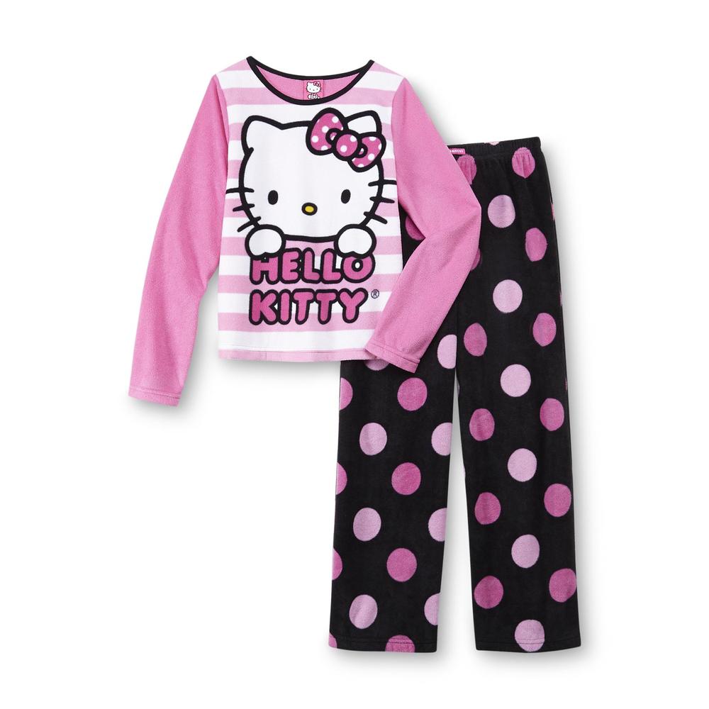 Sanrio Hello Kitty Girl's Fleece Pajamas