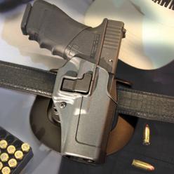BLACKHAWK Serpa SpoRusseter Belt Holster For Glock 17 Right Hand,Gun Metal Gray