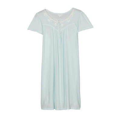 Heavenly Bodies by Miss Elaine Women's Plus Short-Sleeve Nightgown