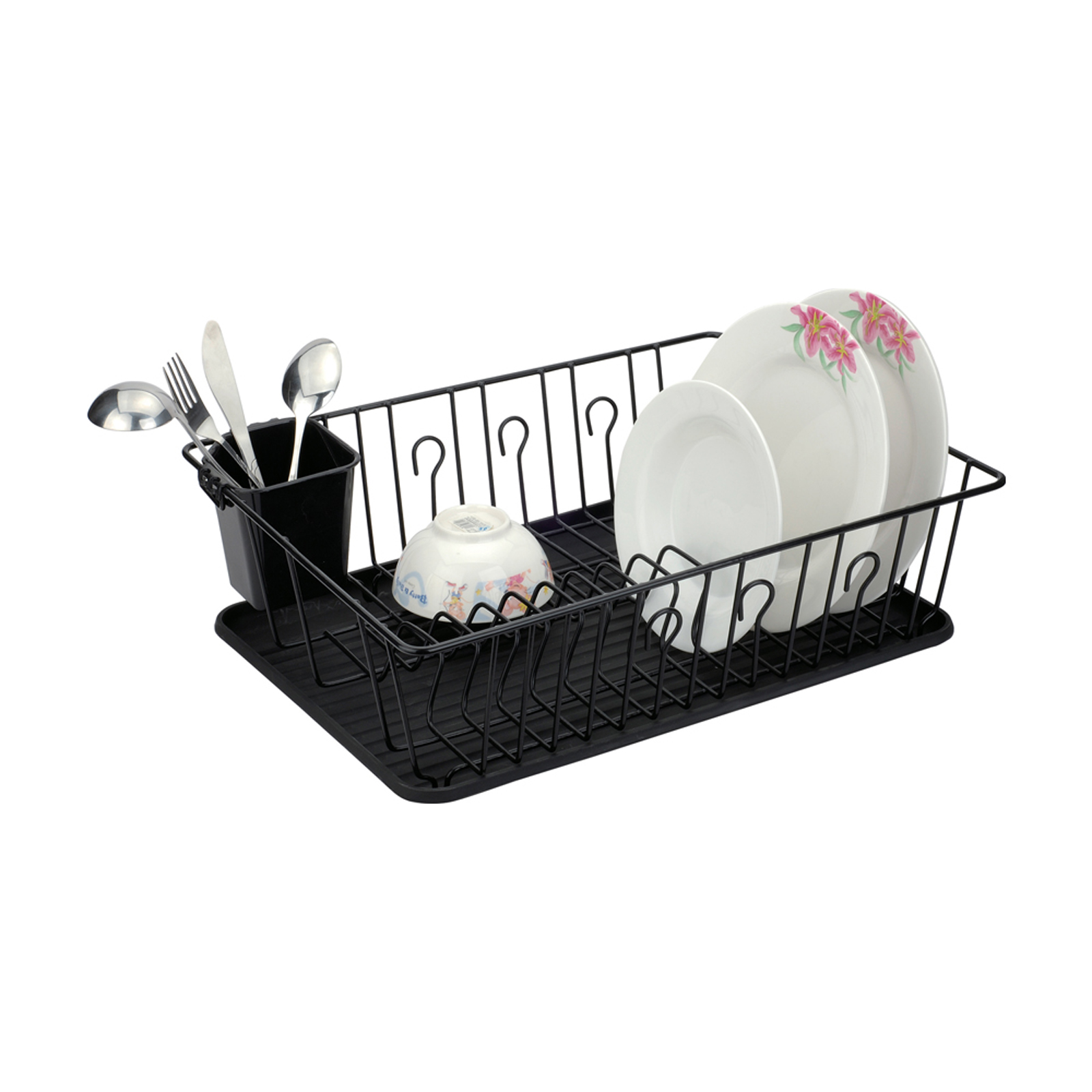 Better Chef 16-Inch Dish Rack, Black Better Chef 16-Inch Dish Rack, Black