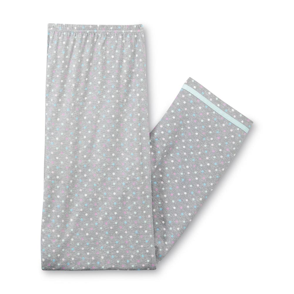 Laura Scott Women's Plus Pajamas & Slippers - Polka Dot