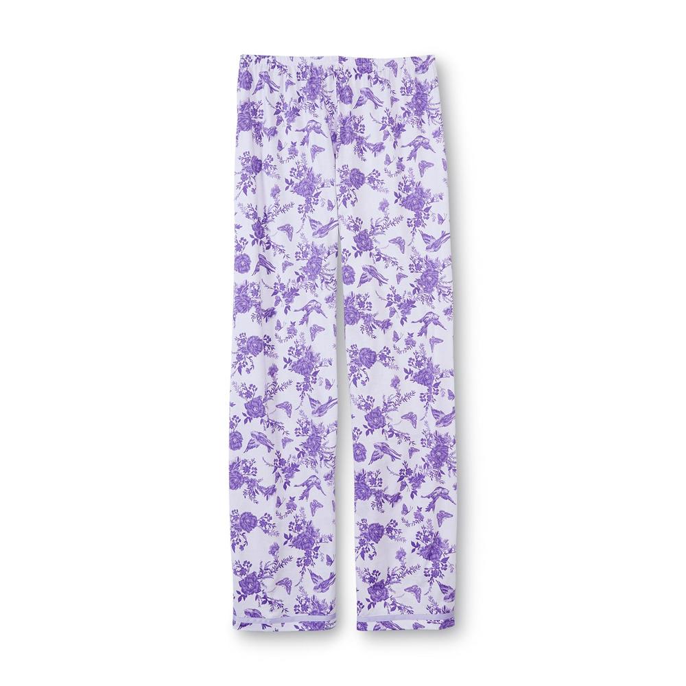 Laura Scott Women's Plus Pajamas & Slippers - Floral & Butterflies