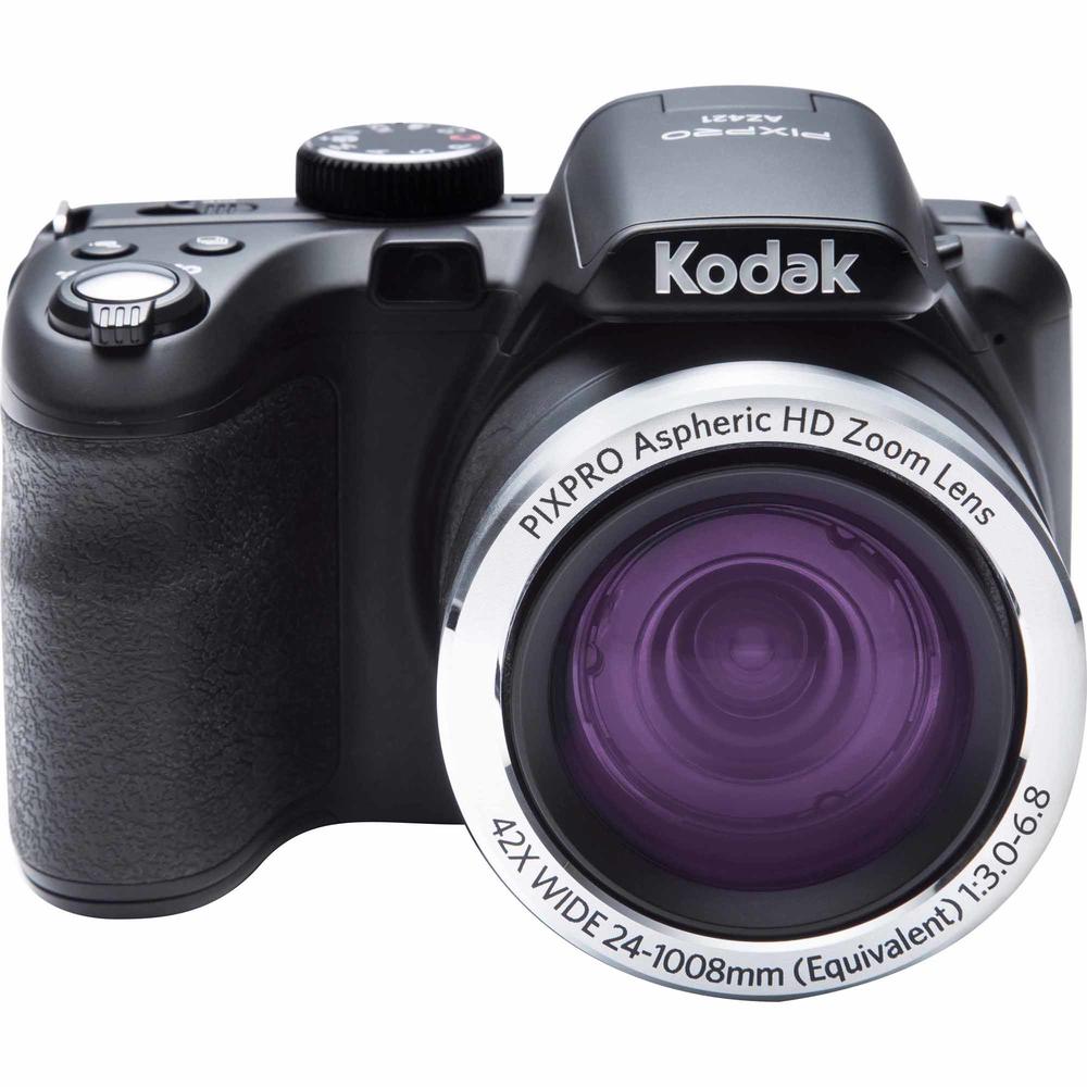 KODAK AZ421-BK 16-Megapixel PIXPRO AZ421 Digital Camera w/ 42x Zoom - Black