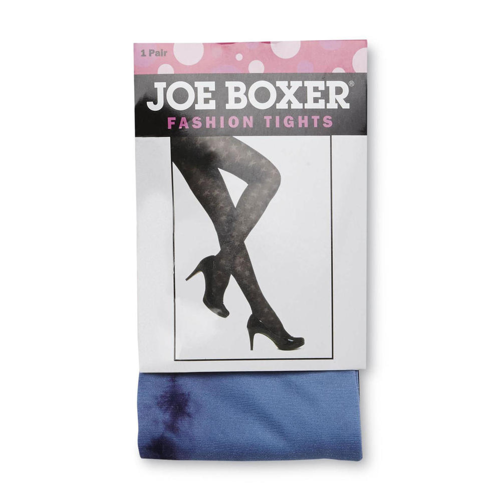 Joe Boxer Women's Fashion Tights - Batik Pattern