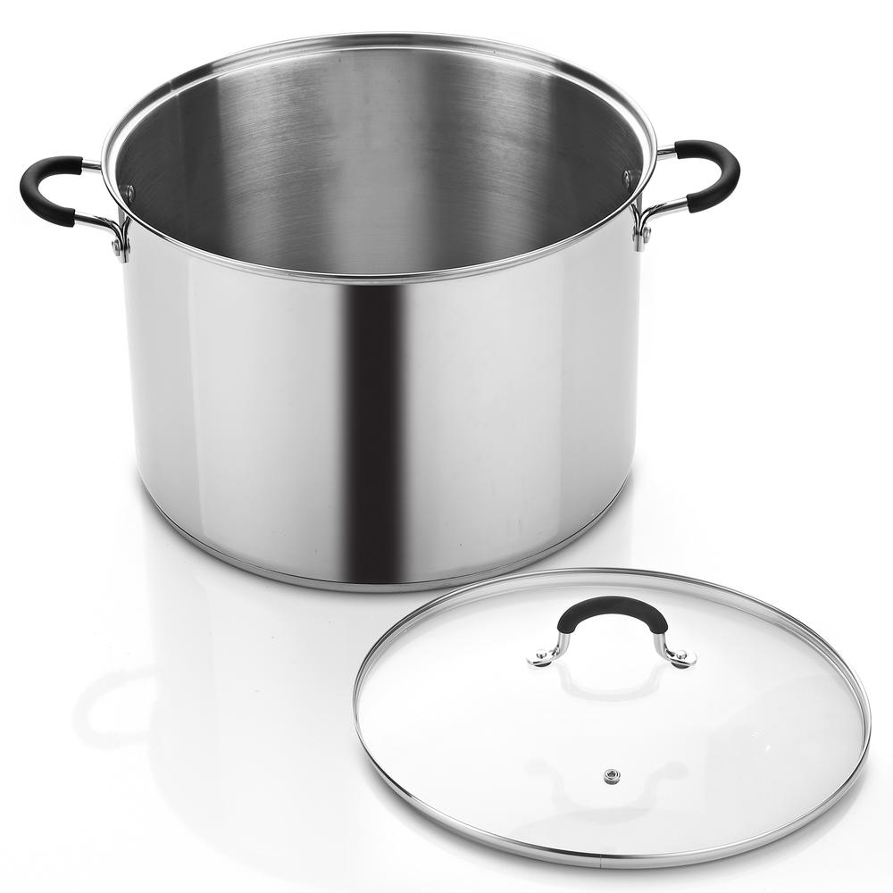 Cook N Home 20-Quart Stainless Steel Stockpot and Canning Pot with Lid