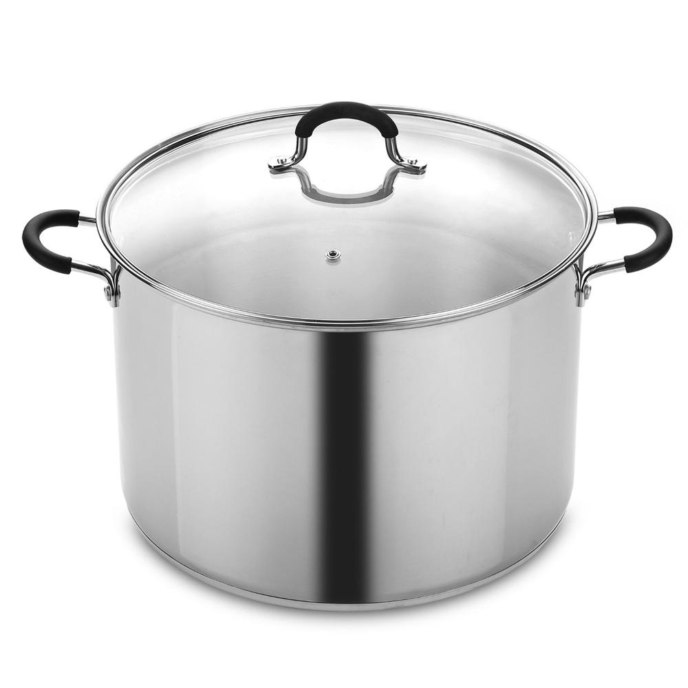 Cook N Home 20-Quart Stainless Steel Stockpot and Canning Pot with Lid