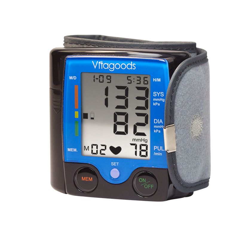 Dastmalchi Travel Pulse Portable Blood Pressure Monitor - Black/Blue