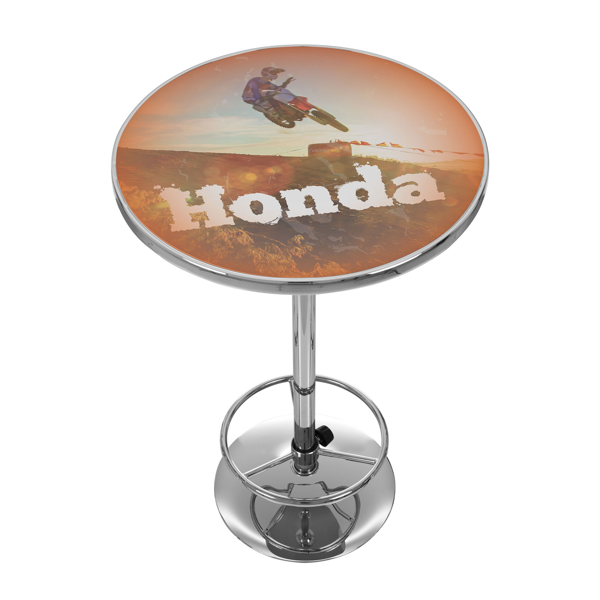 Honda Power Sport Chrome Pub Table