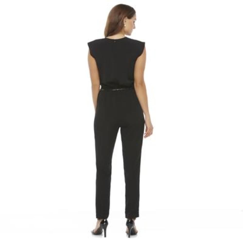 Attention Women's Belted Jumpsuit