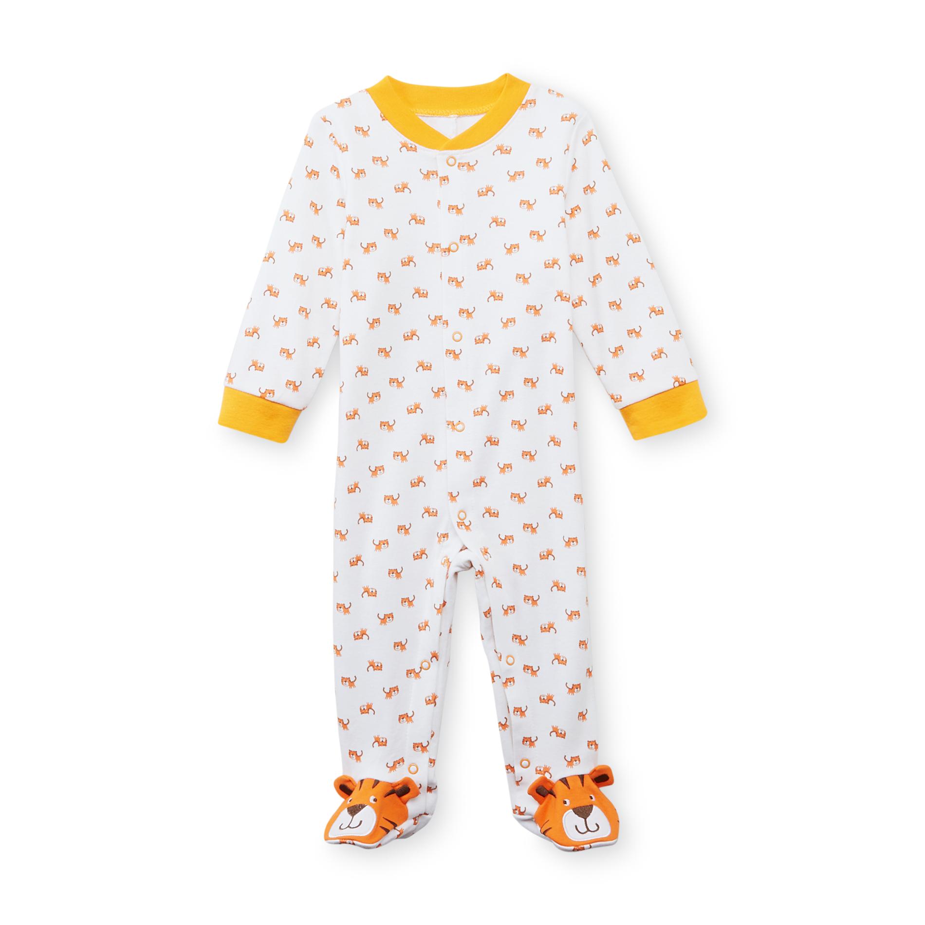 Little Wonders Newborn Boy's Footed Sleeper Pajamas - Tiger