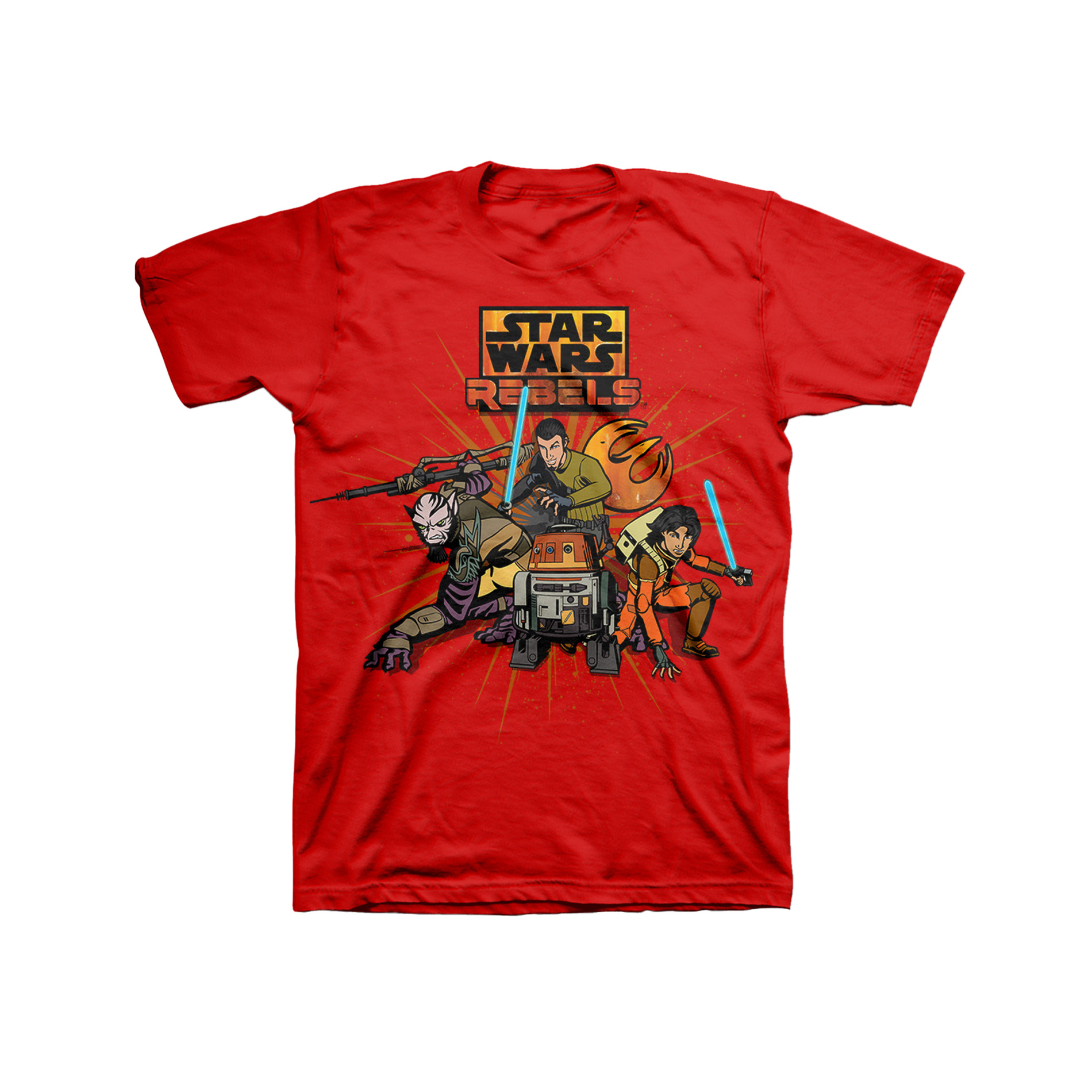 Star Wars Rebels Group Action Boy's T-shirt