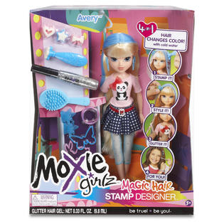 Moxie Girlz ™ Magic Hair™ Stamp Designer Doll - Avery