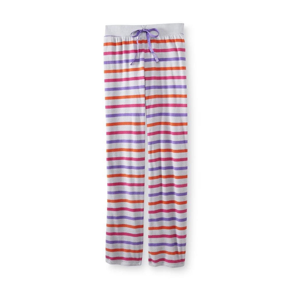 Joe Boxer Women's Fleece Pajama Pants - Striped