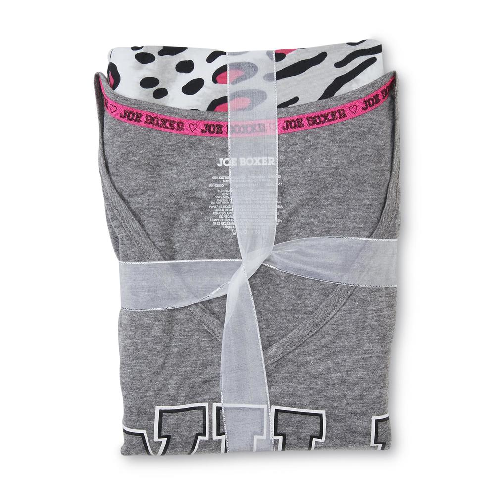 Joe Boxer Women's Sleep Shirt & Lounge Pants - Wild