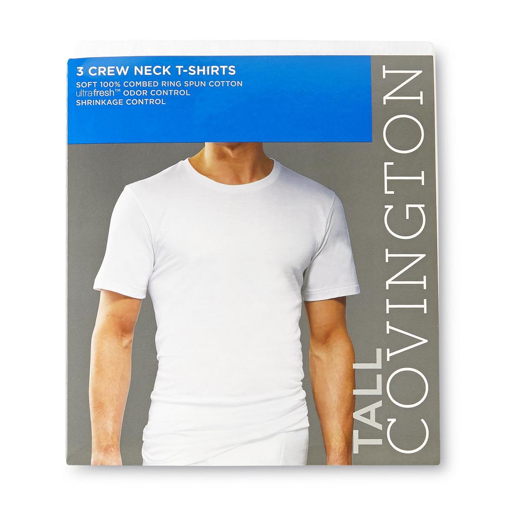Covington Men's Big & Tall 3-Pack Crew Neck T-Shirts