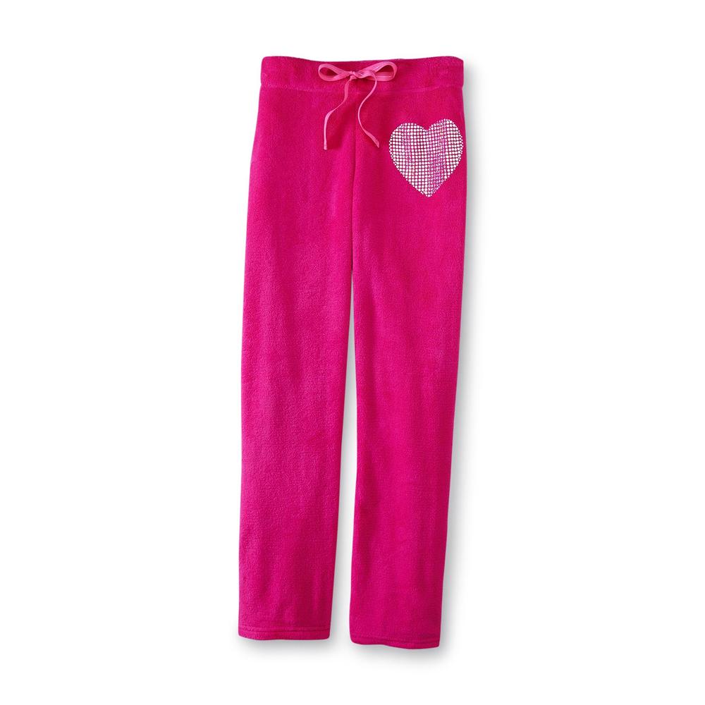 Joe Boxer Women's Fleece Pajama Pants - Heart