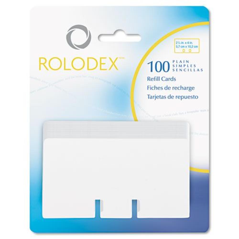 Rolodex ROL67558 Plain Unruled Cards