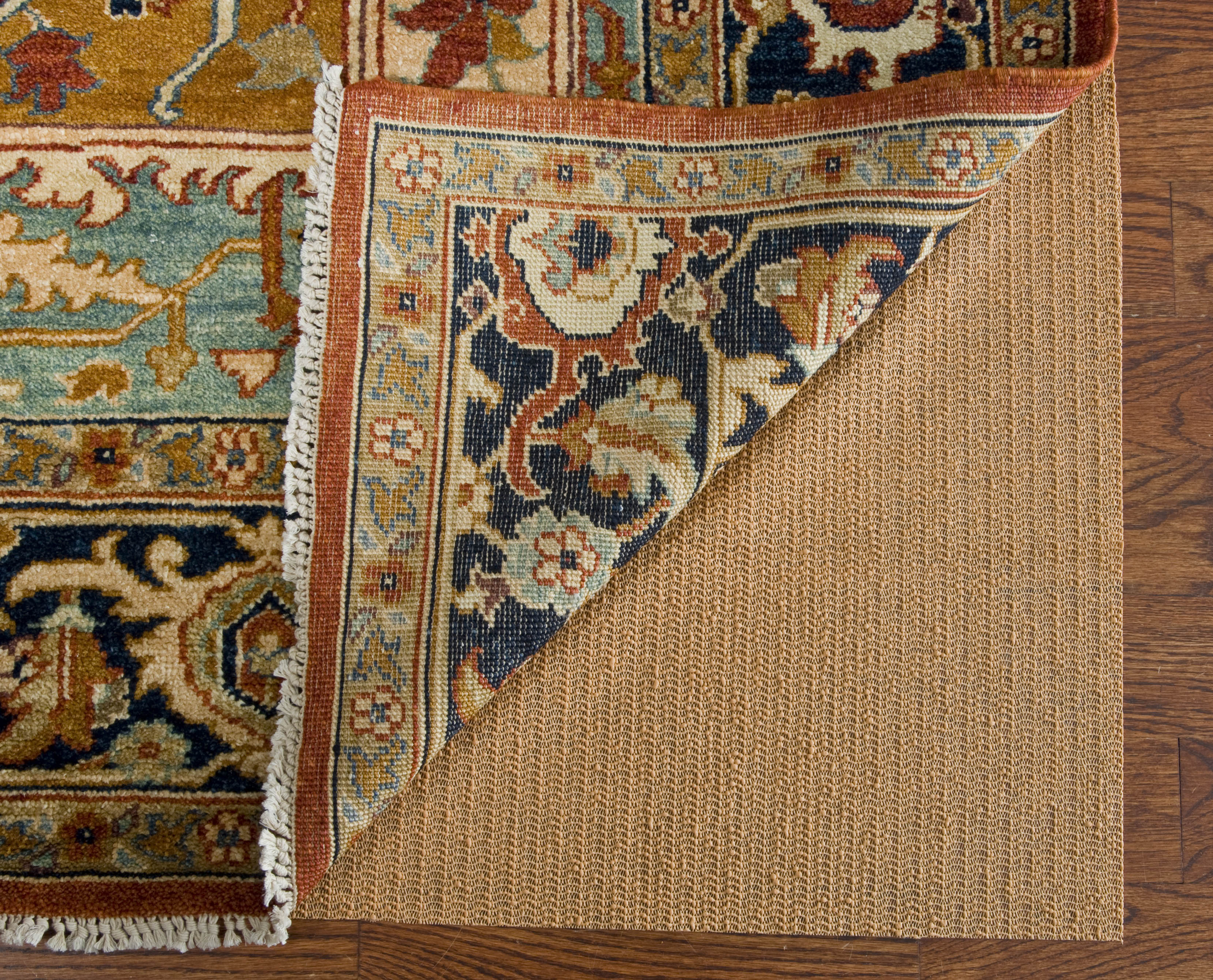 Safavieh Grid Beige 12 ft. x 18 ft. NonSlip Synthetic Rubber Rug Pad